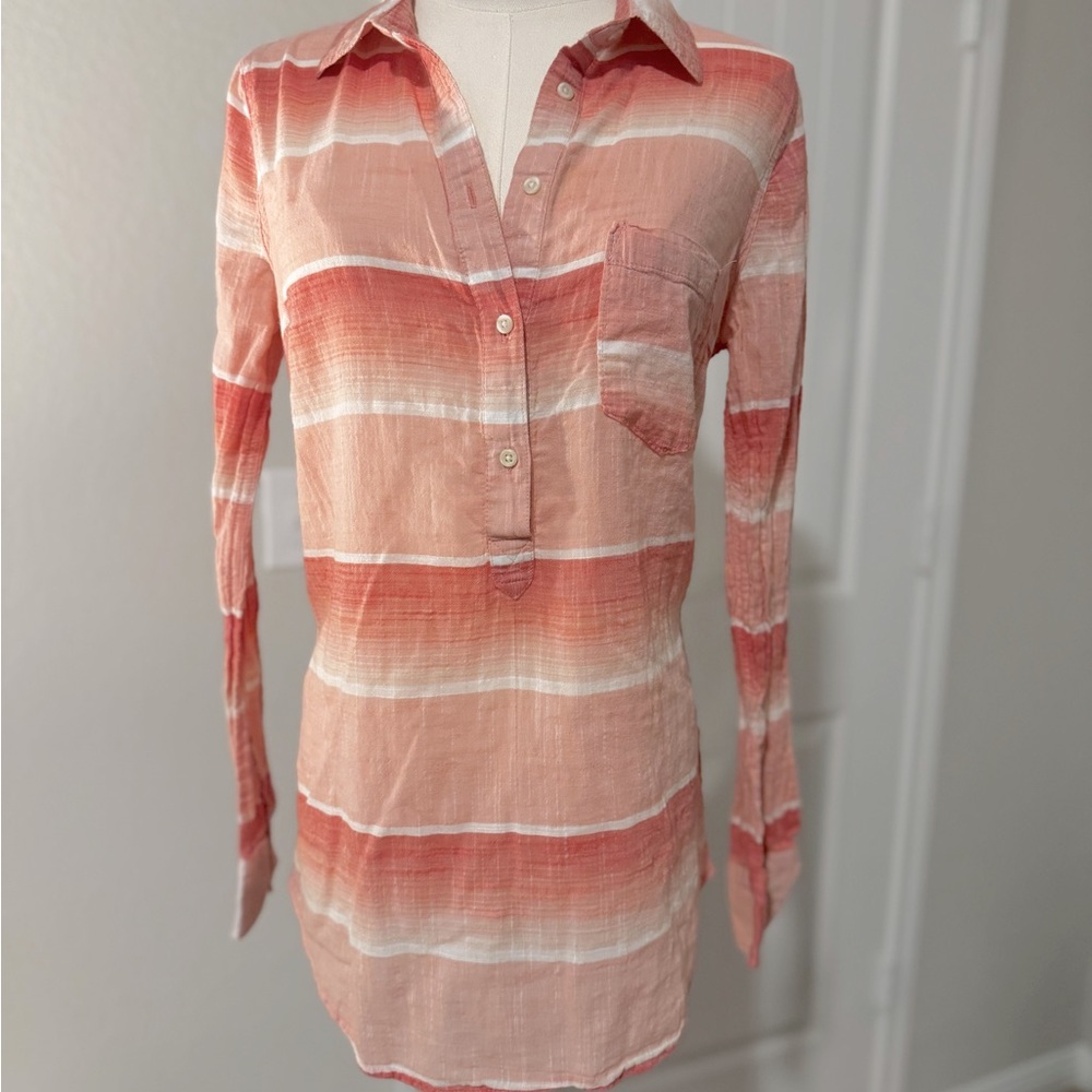 ❣️3 for $15 🛍️ Striped pink Merona long sleeved shirt